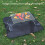 L 105x60 cm Feuerschutzmatte, Schwarz, 800C Hitze 6