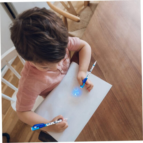 Invisible Ink Pen Magic Security Marker Pen with UV Flashlight for Secret Message 1