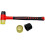 Rubber Hammer Mallet DoubleFaced Soft Mallet For DIY Glazing And Window Work Red 5
