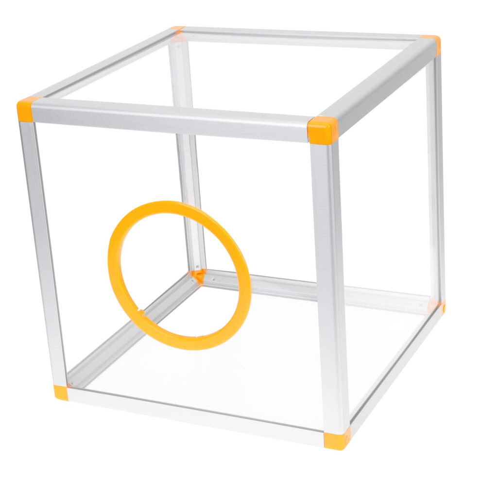 Transparent Lottery Box Loose For Nappy Draw Money Donation Raffle Game Case Red