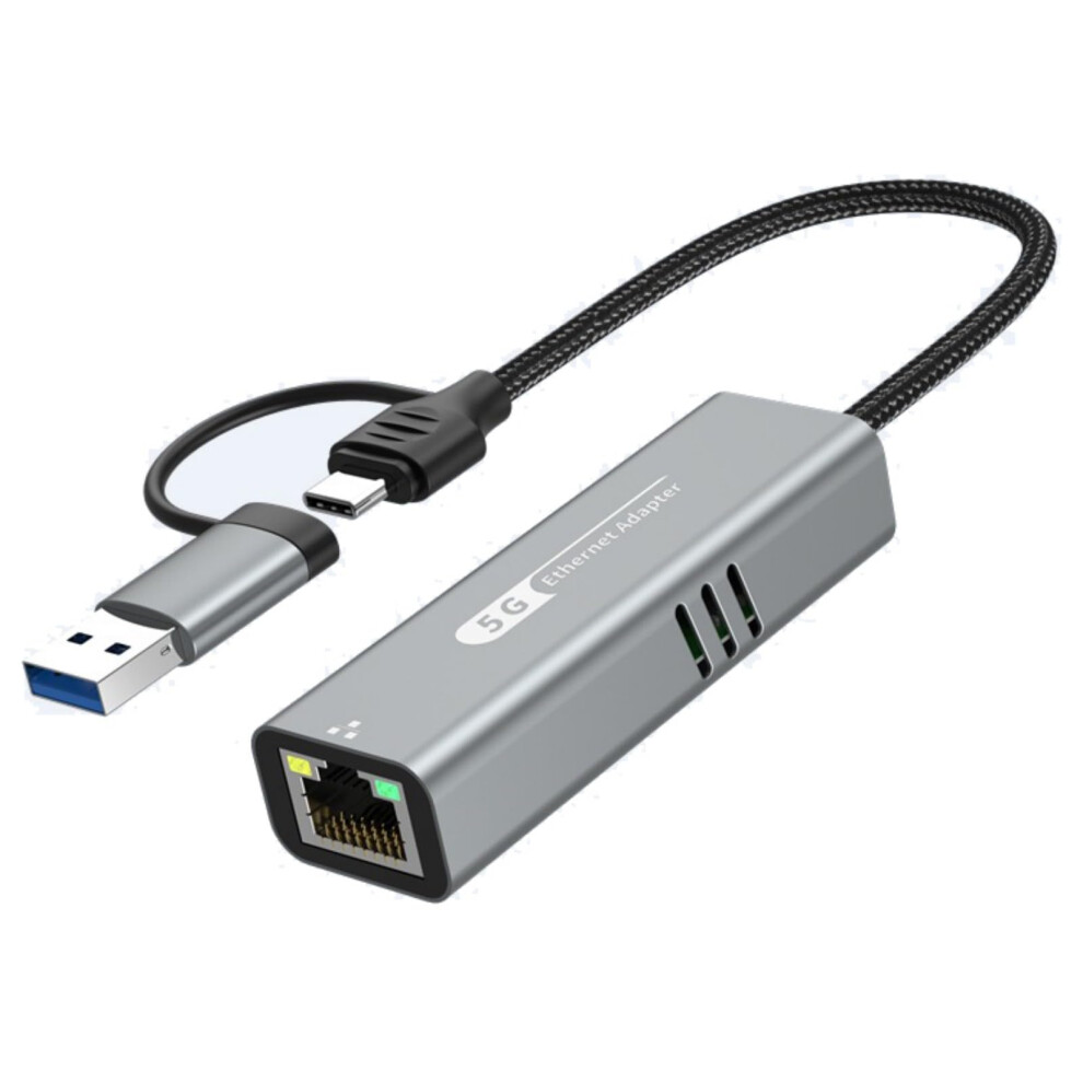 Usb 5Ghz Gigabit Ethernet Adapter With Usb 3.0 And Typec Port For Windows Macos Linux 1 Gbps Dongle 9189345458583