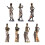 Statue de dame africaine, Figurine de collection,-Style G 2