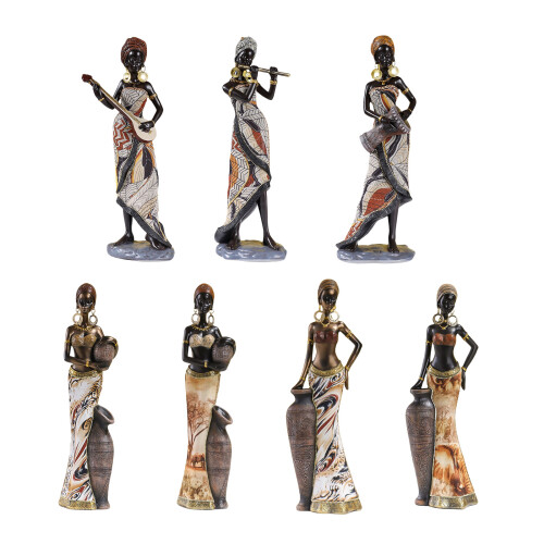 Statue de dame africaine, Figurine de collection,-Style G 1