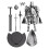 Medieval Armor Sculpture, Movable MultiJointed Warrior Figure, Desk Knight Statue 1