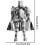 Medieval Armor Sculpture, Movable MultiJointed Warrior Figure, Desk Knight Statue 4