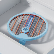Elektrischer Fliegenklatschen-Schläger 4 in 1 Tragbar Himmelblau 450g