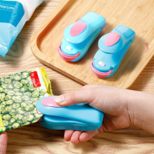 Compacte oplossing voor het bewaren van voedsel, mini-zaksealer, draagbare hersluitmachine voor snackzakjes, warmtesealer met snijmechanisme voor