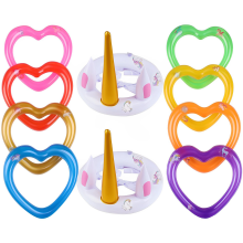 Wedding Bride Summer Swimming Pool Floats, Heart Swimming Water Fun Beach Party, Heart Shaped Quality Material PVC Construction Resistant to Extrusion