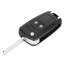 Összecsukható, flip kulcstartó Chevrolet Equinoxhoz, kiváló minőségű anyagokból készült csere kulcstartó vágatlan pengével belül a