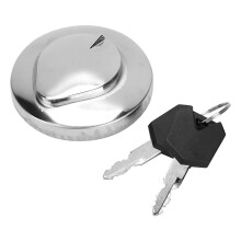 Fuel Filler Door Cover With Keys Replacement For Honda Yamaha Surface Grinding Process Prevent Scraping Durable And Practical Aluminum Alloy