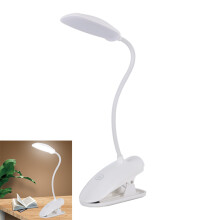 Flexible Schwanenhalslampe, wiederaufladbare LED-Leselampe mit einstellbarer Helligkeit, tragbare Schreibtischlampe für Bücher, Schreibtische,
