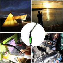 Rechargeable Flashlights with Magnetic Base, Anti-Slip Abs Housing for Diverse Outdoor Activities, Led Work Light with 360 Degree Rotation