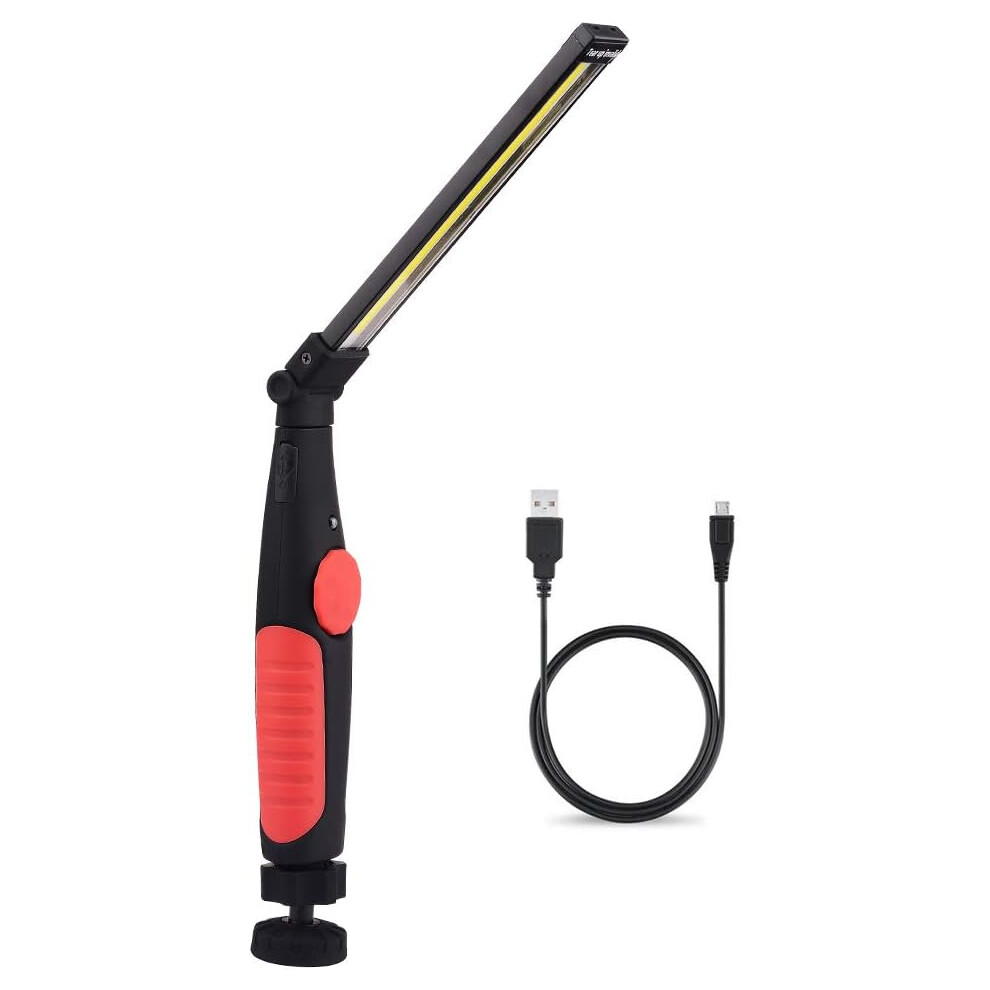 Advanced Cob Inspection Lamp, Brightness Adjustable & Rechargeable Usb, Portable Hook With 360 Degree Rotation For Household Repairs & Emergency 9340258671111
