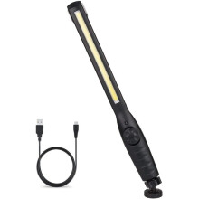 COB-werklamp voor werkplaats en garage, magnetische zaklamp met helderheidsregeling