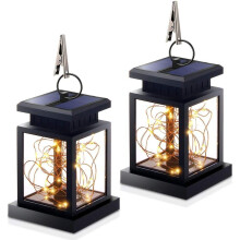 Presentes exclusivos para áreas externas, iluminação solar decorativa para exteriores; longa duração da bateria após carga completa, liga