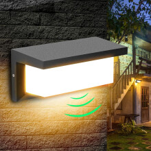 Lampa Balla Allamuigh, Saolré Fadtéarmach, Uillinn Braite de Thart ar 140 Le Teocht Dath 3000K Agus Cosaint Uiscedhíonach IP65 Do