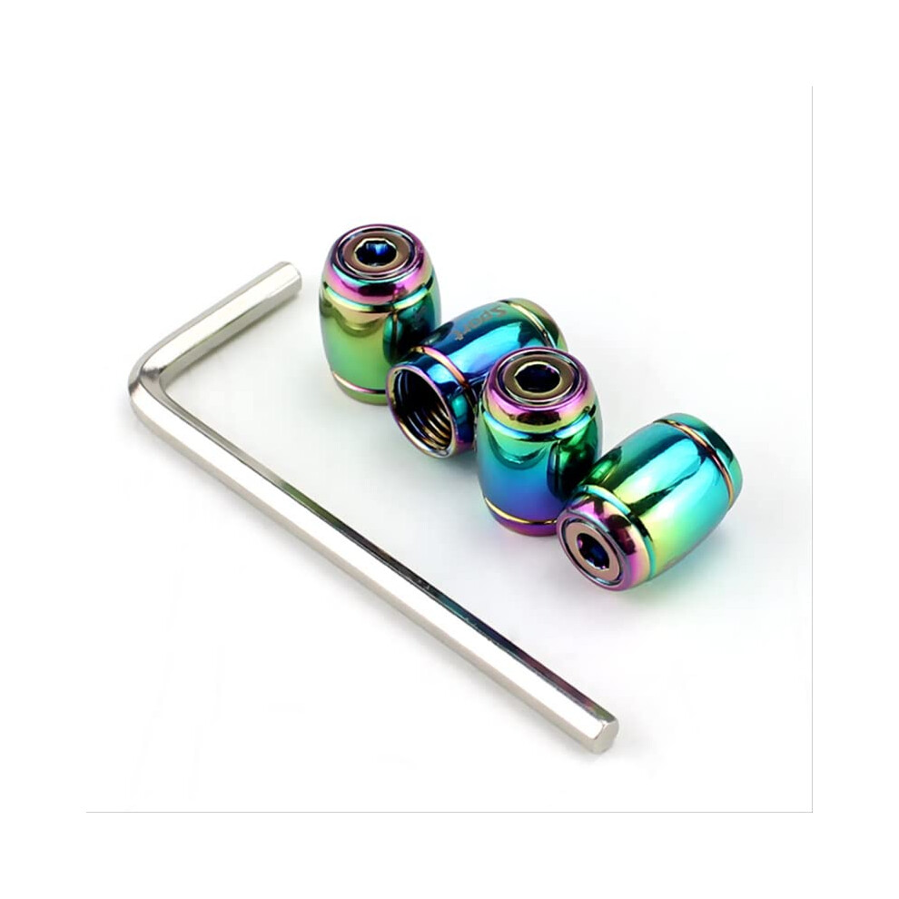 Wheel Nut Covers Zinc Alloy Anti Theft 1 Set Sport Car Tire Valve Caps Air Cap Airtight Covers 9365049883122