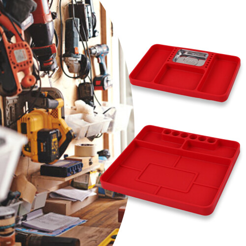 Silicone Magnetic Tool Tray for Easy Tool Management in Various 1