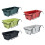 Elegant Medium Plastic Garden Pots-Light gray basin plu 3