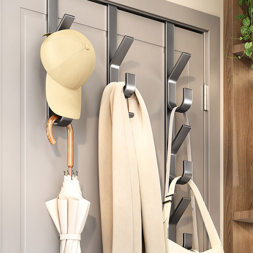 No Hole Needed Stylish Styles Hook for Renters Office-7 Black 2