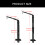 Adjustable Aluminum Fish Tanks Adjustable Clip-2.8m thin black 4