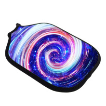 Rackets Sleeve Holder Waterproof Pouch Case Neoprene Pickleball Paddle Cover Colorful Swirl 20x30cm