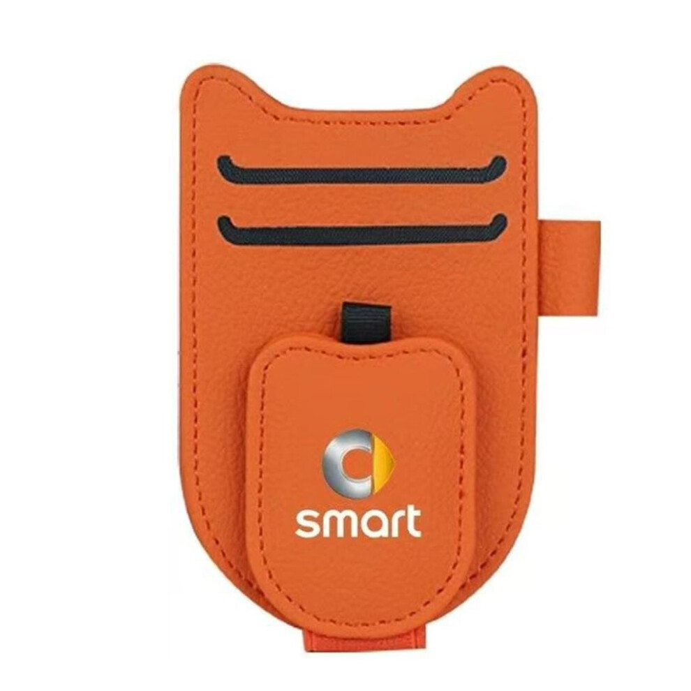 Auto Sunglasses Holder for Smart, Sun Visor Sunglasses Glasses Hanger Ticket Clip Magnetic Leather Glasses Clip Ref: 8702