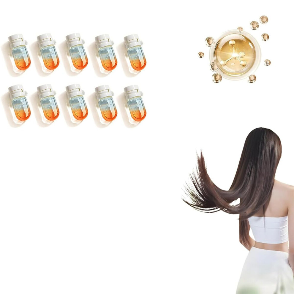 Scented Hair Oil Perfume Mini 10 Pack 2 In 1 Nourishing And Shining Oil For Frizzy Dry Damaged Hair Ocean Notes