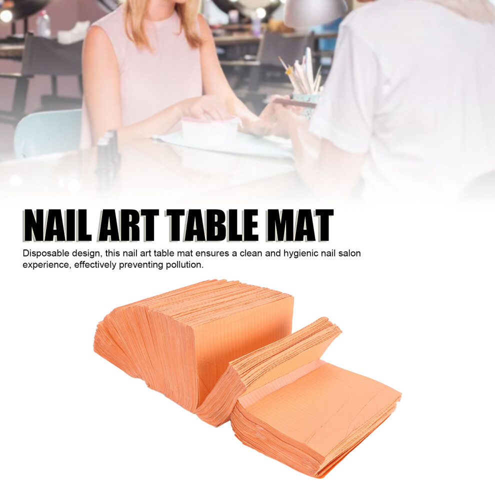 Orange 125 Stã¼Ck Einweg-Tischmatten Fã¼R Nã¤Gel, Weiches