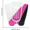 Skimboard Traction Pads, Tail Pad  AntiSlip, Shock Resistant, Pink 5