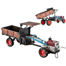 Tractor Scale Model Alloy DieCast Toy, Miniature Vehicle Replica, Collector's Retro