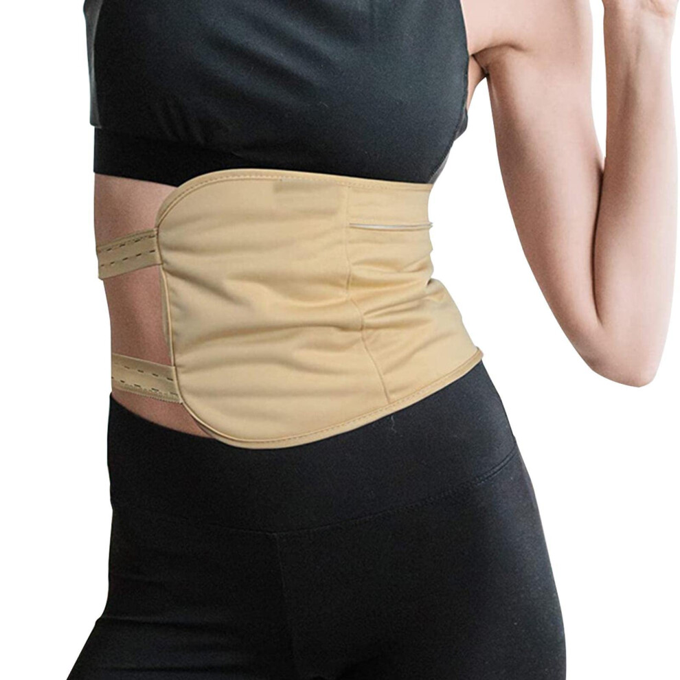 Castor Oil Pack Reusable Waist And Neck 24x48cm Khaki Compress