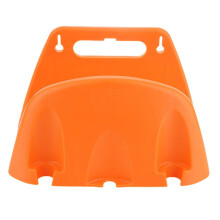 Garden Hose Holder Wall Mounted Hose Rack Water Hose Reel Bracket Orange Hose Hanger For Yard Garage Fence Bathroom