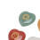 Pierre chakra en forme de cœur, pierres multicolores 3