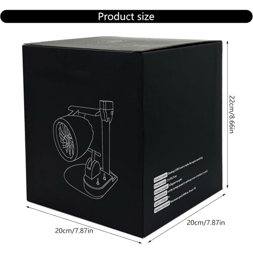 Small Engine USB Fan With Humidifier Function For Cooling And Decoration In Room Or Office Space Red Light 1