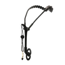 Double Shoulder Strap Saxophone Neck Strap Adjustable Strap Professional Saxophone Strap No Strain Neck ABS  Metal Black