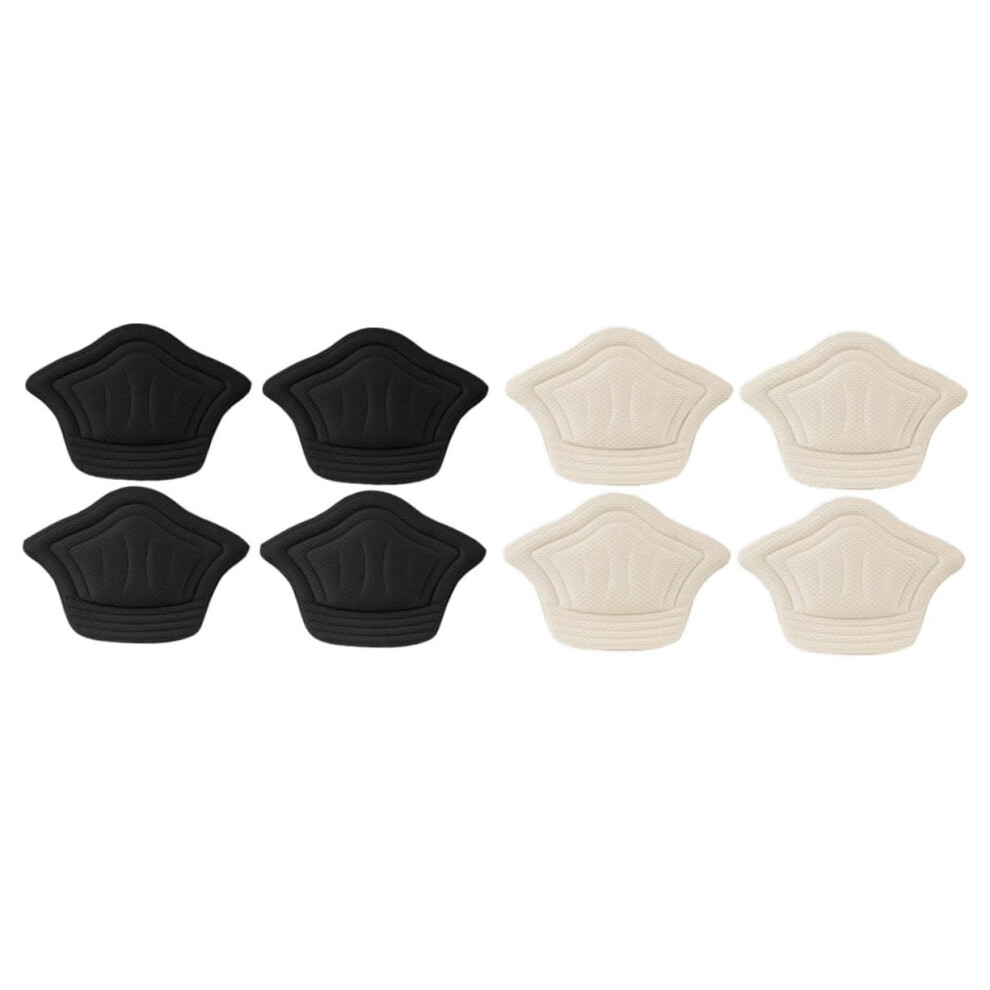 Heel Pads 4 Pairs Unisex Thickened Cushions For Sports Shoes AntiWear Friction Reduction Prevent Pain Blisters Outdoor