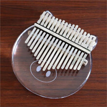 Professional Kalimba Transparent Professional Chromatic Kalimba with 17 Keys, Cute Kalimba, Beautiful Miniature Musical Instrument (Style 4) Ref: 3633