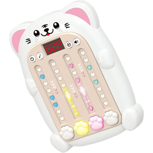 Quick Push Music Game, Educational Electronic Rhythm Console White Tiger 2