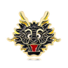 Portable dragon brooches, Chinese zodiac signs, pin badges, brooches for women, versatile pin badges, fashionable jewelry, see illustration