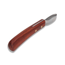 Hoof Knife, Ergonomic Handle, Arcshaped Stainless Steel Blade for Cattle Horses