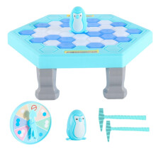 Penguin Trap Game Fun Puzzle Tabletop Balance Strategy Toy for Ages 3 Ice Block Stacking Challenge