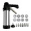 Stainless Steel Cookie Press Kit with Nozzles, Adjustable Trigger Biscuit Maker, Dishwasher Safe 1