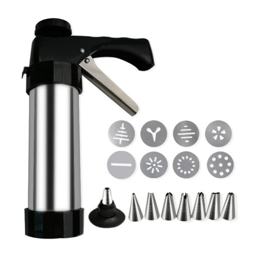 Rafstya Cookie Press Maker Kit Cookie Press Making Press Cake Mold Biscuit Press Maker Machine Dessert Decoration Tool