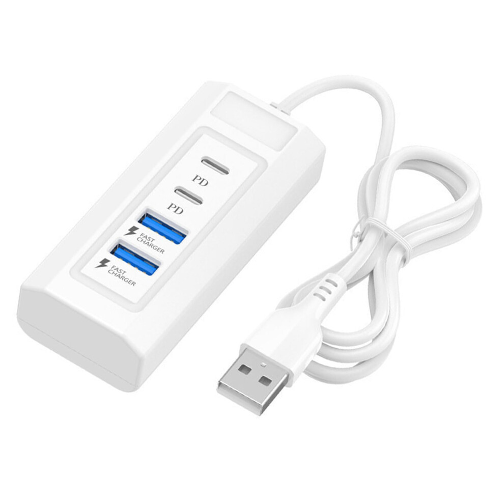 Usb Charging Station With 2 Usb And 2 Usbc Ports For Fast Multidevice Charging In Dorms Schools Outdoors 9199774422000