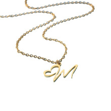 Heart Shaped Necklace with Initial Pendant, Elegant Initial Necklace for Women, Gift