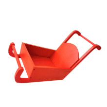 Christmas Sled Photography Prop For Newborns Smooth Surface Backdrop Holiday Photo Sessions