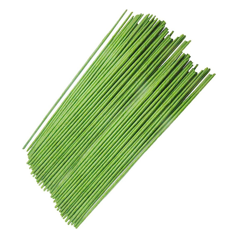 Flexible Wires For Creative Endeavors, Diy Floral Arrangements 14 Inches Sturdy Reinforcement Green Floral Wire, Craft Projects Ideal For Diy 100Pcs 9453559652595