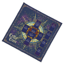Fortunetelling tablecloth, reading card, astrology, tarot, card, tablecloth, altar, fabric, divinations, board game accessories B 75x75cm