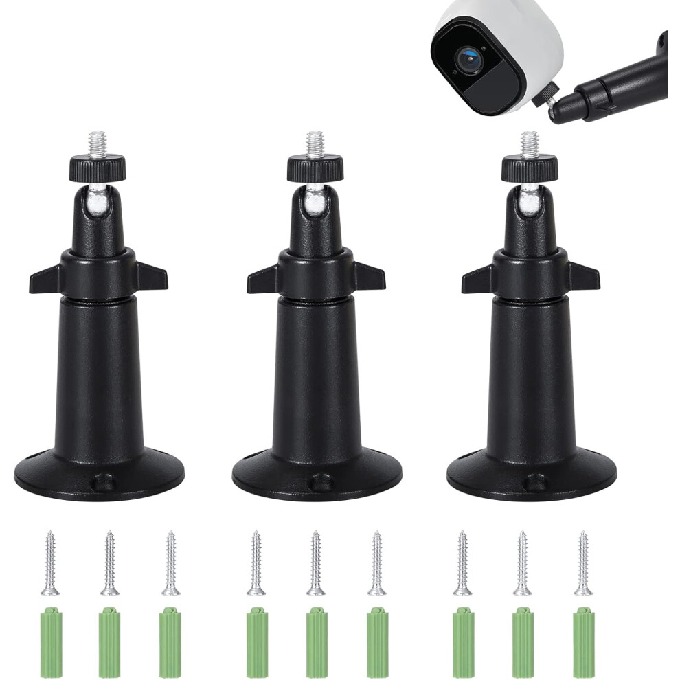 Security Camera Stand, Waterproof Protection Surveillance Mount, 90 Degree Tilt Universal Mounting Bracket For Arlo Pro Blink And Cctv 9148971018943
